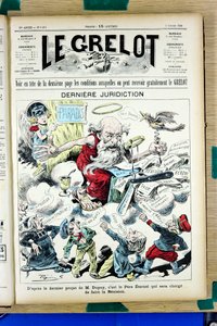 غلاف "" Le Grelot "" ، numbero 1452 ، Satirique en Couleurs