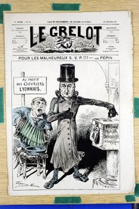 Cover of “” The Grelot””, number 307, Satirique en Colours