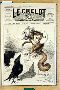 غلاف "" The Grelot "" ، رقم 348 ، Satirique en Couleurs بواسطة إدوارد غيلومين بيبين