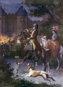 في طرفة عين جميع الموبرات كانوا في Portcullis. رسم توضيحي لموبرات لجورج ساند بواسطة إدوارد هنري أفريل