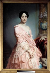 صورة مدام ف. لوحة لإدوارد دوبوف (1820-1883). القرن ال 19. خافت. 1،3x0،89 م. باريس ، متحف أورسيه
