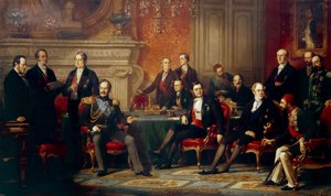 مؤتمر باريس عام 1856 بواسطة إدوارد لويس دوبوف