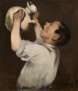 صبي يحمل جرة La Régalade ، 186272. بواسطة إدوارد مانيه