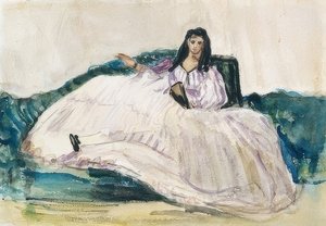 جان دوفال - La Maitresse de Baudelaire. أم 1862 بواسطة إدوارد مانيه