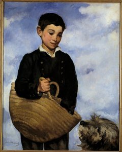 الطفل مع الكلب رسم إدوارد مانيه (1832-1883) بواسطة إدوارد مانيه
