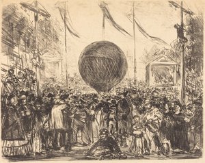 البالون 1862. بواسطة إدوارد مانيه