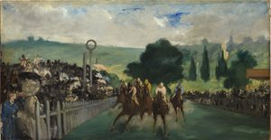 الأجناس في لونجشامب 1866 بواسطة إدوارد مانيه