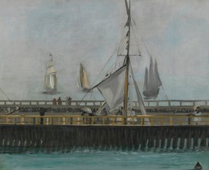 رصيف بولوني سور مير ، 1868 بواسطة إدوارد مانيه