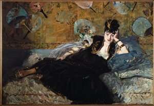 السيدة في الحدث نينا دي كالياس -1873. زيت على قماش بواسطة إدوارد مانيه