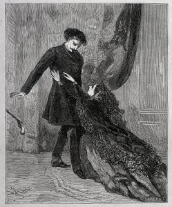 Edmond Dantes et Mercedes - نقش ريو في "" The Count of Monte Cristo "(Monte-Cristo) بقلم Alexandre Dumas pere (1802-1870) ، محرر. جول روف وسي بواسطة إدوارد ريو