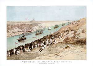 افتتاح قناة السويس ، 17 نوفمبر 1869 ، 1900. بواسطة إدوارد ريو
