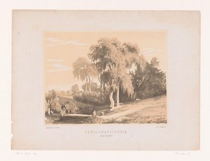 Landschapsstudie (العنوان على الكائن) بواسطة الكسندر كالامي