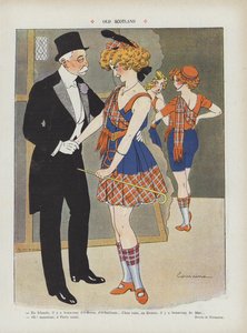 اسكتلندا القديمة. رسم توضيحي لـ Le Rire