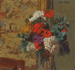 إبرة الراعي و Guelder Roses؛ إبرة الراعي وكرات الثلج ، ج .1910 بواسطة إدوارد فويلارد