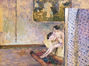 في استوديو بونارد في 60 Rue de Douai: Nude by a Screen ؛ في أتيليه دي بونارد ، 60 Rue de Douai: Nu au Paravent ،