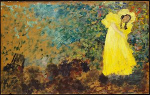 قد بلفور على خشبة المسرح ، c.1895 بواسطة إدوارد فويلارد