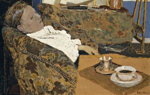 تراجعت والدة الفنانة ؛ لا مير دي ل "فنانة الراحة" ، 1897 بواسطة إدوارد فويلارد