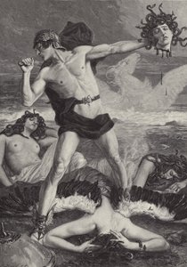 Perseus افتح رأس ميدوسا بواسطة إدوارد كيمبفر