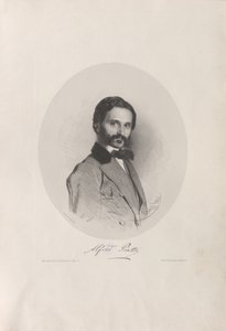 صورة لعازف التشيلو والملحن ألفريدو بياتي 1822-1901 ، 1858.