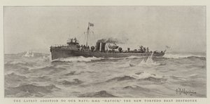 أحدث إضافة إلى أسطولنا البحري ، HMS Havock ، المدمرة الجديدة لقوارب الطوربيدات