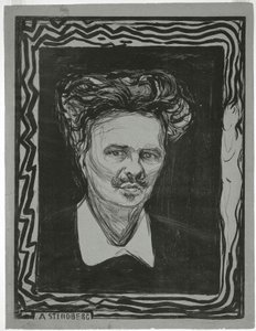 August Strindberg بواسطة إدوارد مونش