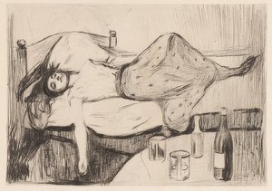 اليوم التالي. 1894 بواسطة Edvard Munch