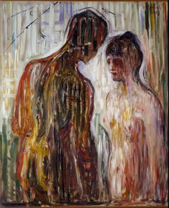 لوحة الحب والنفسية بواسطة إدوارد مونش (1863-1944) بواسطة إدوارد مونش