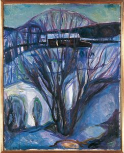 Norway, Oslo, Winter Landscape, Ekely بواسطة إدوارد مونش