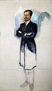 صورة إرنست تيل 1859-1947 بواسطة إدوارد مونش