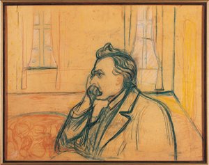 Portrait of Friedrich Nietzsche بواسطة إدوارد مونش