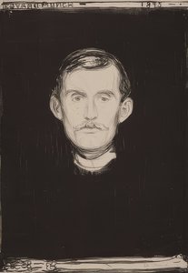 تصوير شخصي. 1895 بواسطة إدوارد مونش