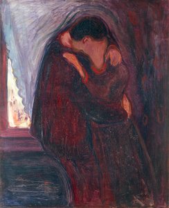 The Kiss بواسطة إدوارد مونش
