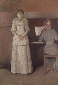 The Two Sisters, Ragnhild and Dagny Juel بواسطة إدوارد مونش