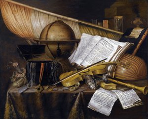 Vanitas Still Life - رسم إدوارت كولير (1642-1708)