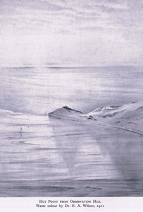 Hut Point from Observation Hill بواسطة ادوارد ادريان ويلسون