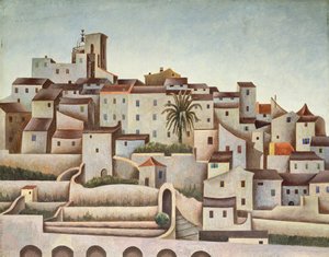 بيوت ، حوالي عام 1925 (زيت على قماش) بواسطة إدوارد ألكسندر وادزورث
