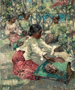 صناع الدانتيل البورمي بواسطة إدوارد أتكينسون هورنيل