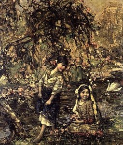 بركة البجع بواسطة إدوارد أتكينسون هورنيل