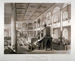 كنيسة مؤسسة المجتمع الخيرية ، طريق لندن ، ساوثوارك ، لندن ، 1809 بواسطة توماس رولاندسون