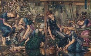 The Briar Rose ، The Garden Court ، c1890 ، 1922. بواسطة إدوارد بورن جونز