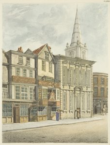 Old Council House, taken down 1824 (pencil & watercolor on paper) بواسطة إدوارد كاشين