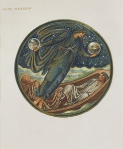 كتاب الزهور: XXXVI. False Mercury، 1905 (litho with gouache on paper) بواسطة إدوارد بورن جونز