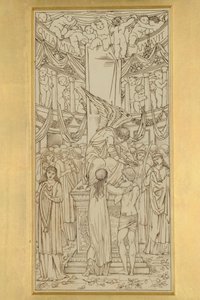 الزواج الصوفي ، 1871-1874 (حبر على ورق) بواسطة إدوارد بورن جونز