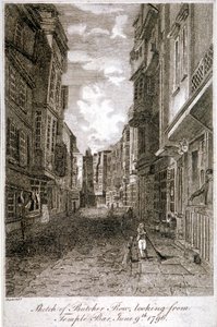 جزار رو ، وستمنستر ، لندن ، 1796. بواسطة إدوارد دايز
