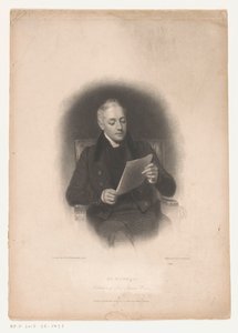 Portret van uitgever John Murray السيد موراي ، ناشر أعمال اللورد بايرون (العنوان على الكائن) بواسطة هنري ويليام بيكرسجيل