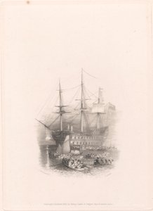 The Bellerophon ، بليموث ساوند بواسطة إدوارد جودال