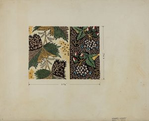 قطعة من كاليكو ، ج. 1936. بواسطة إدوارد جرانت