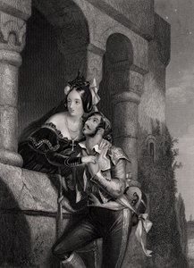 "Good Night، A Thousand Times، Good Night" ، منقوش بواسطة WH Egleton ، من "Romeo and Juliet" بقلم William شكسبير (1564-1616) بواسطة إدوارد هنري كوربولد