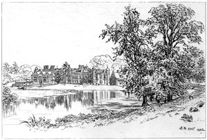 حديقة تشارلكوت ، وارويكشاير ، 1885.