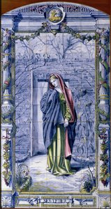 نوفمبر ، من سلسلة من ألواح البلاط للمطبخ الهولندي ، 1867-188 بواسطة إدوارد جون بوينتر
